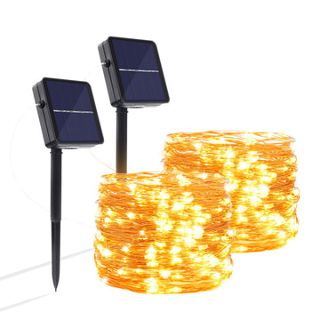 Solar Fairy Lights Outdoor Decorative Warm White